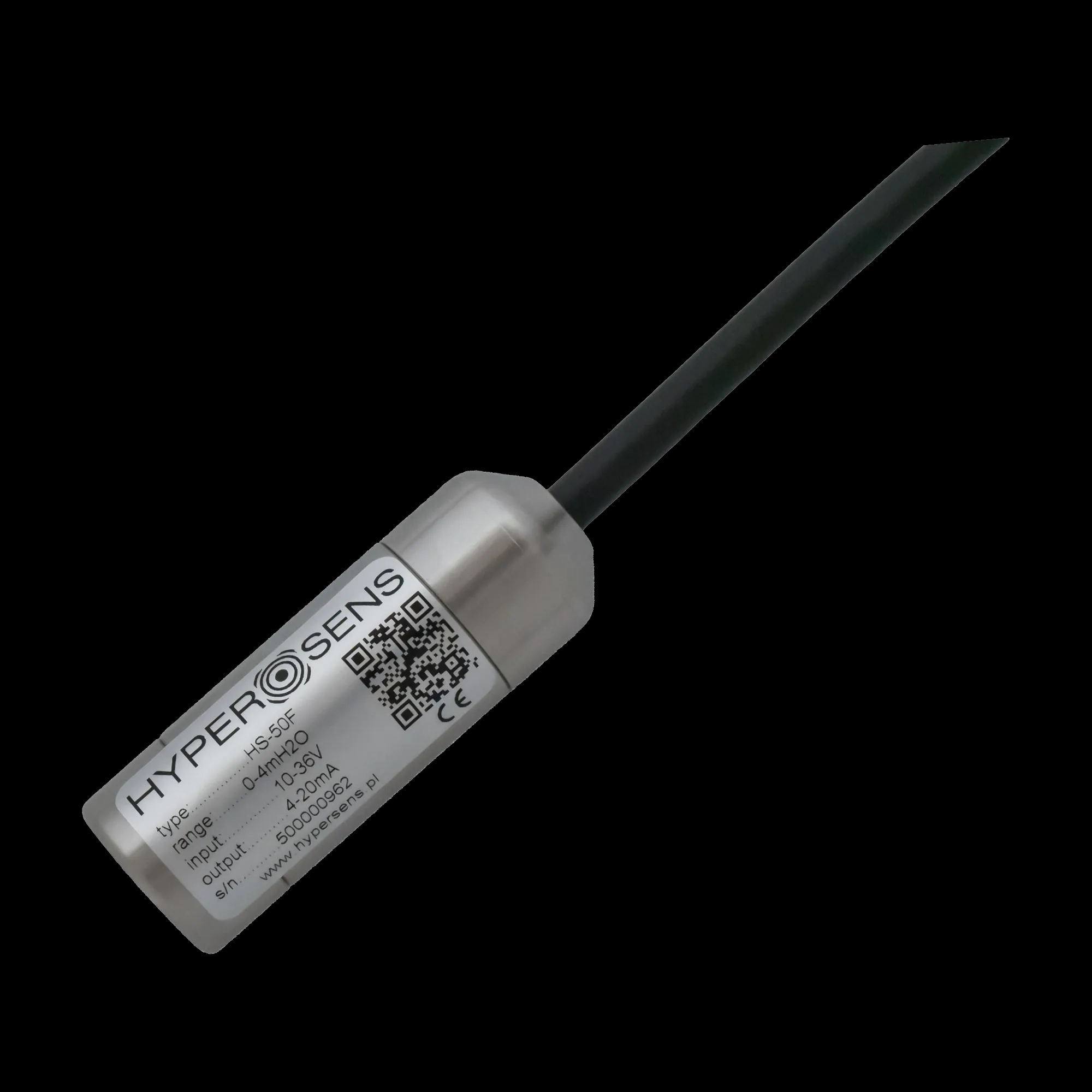 Sonda hydrostatyczna HS-50F do mediów gęstych i ścieków — Hypersens