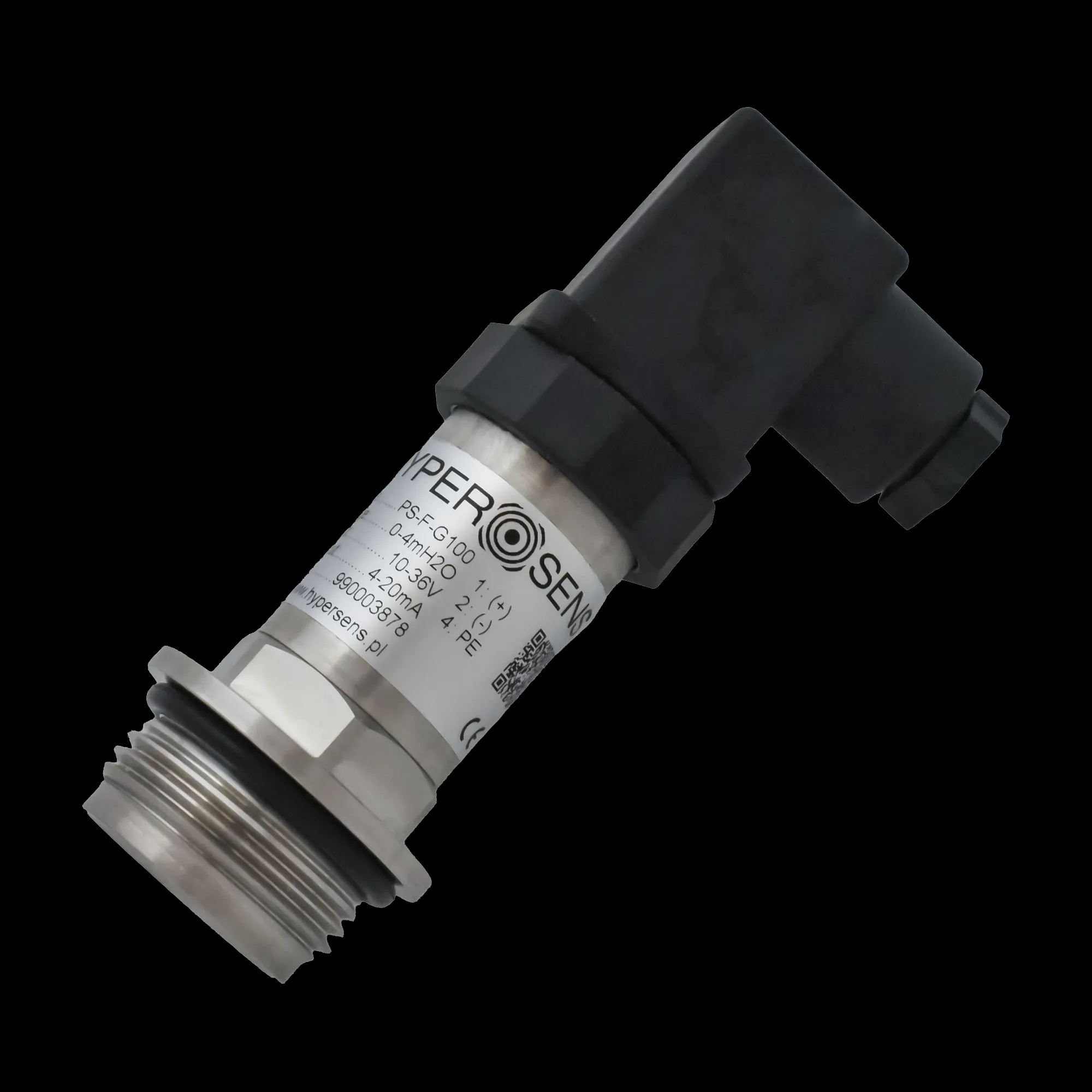 Przetwornik ciśnienia PS-F G100 z membraną czołową, przyłącze G1” — Hypersens